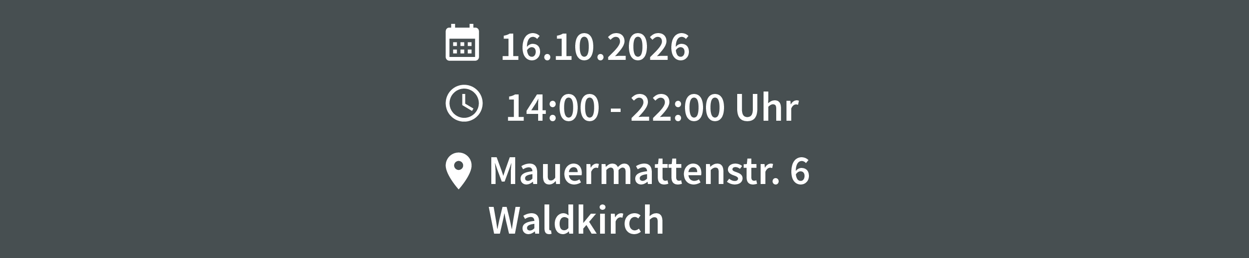 Bewerber Event Termin